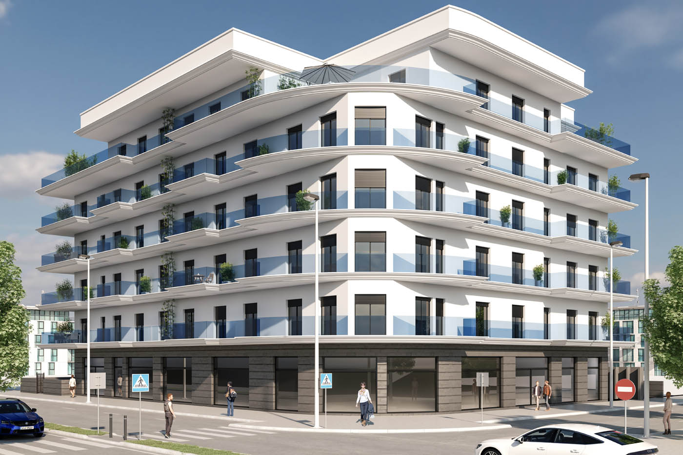 render 3d edificio elche domingo loro